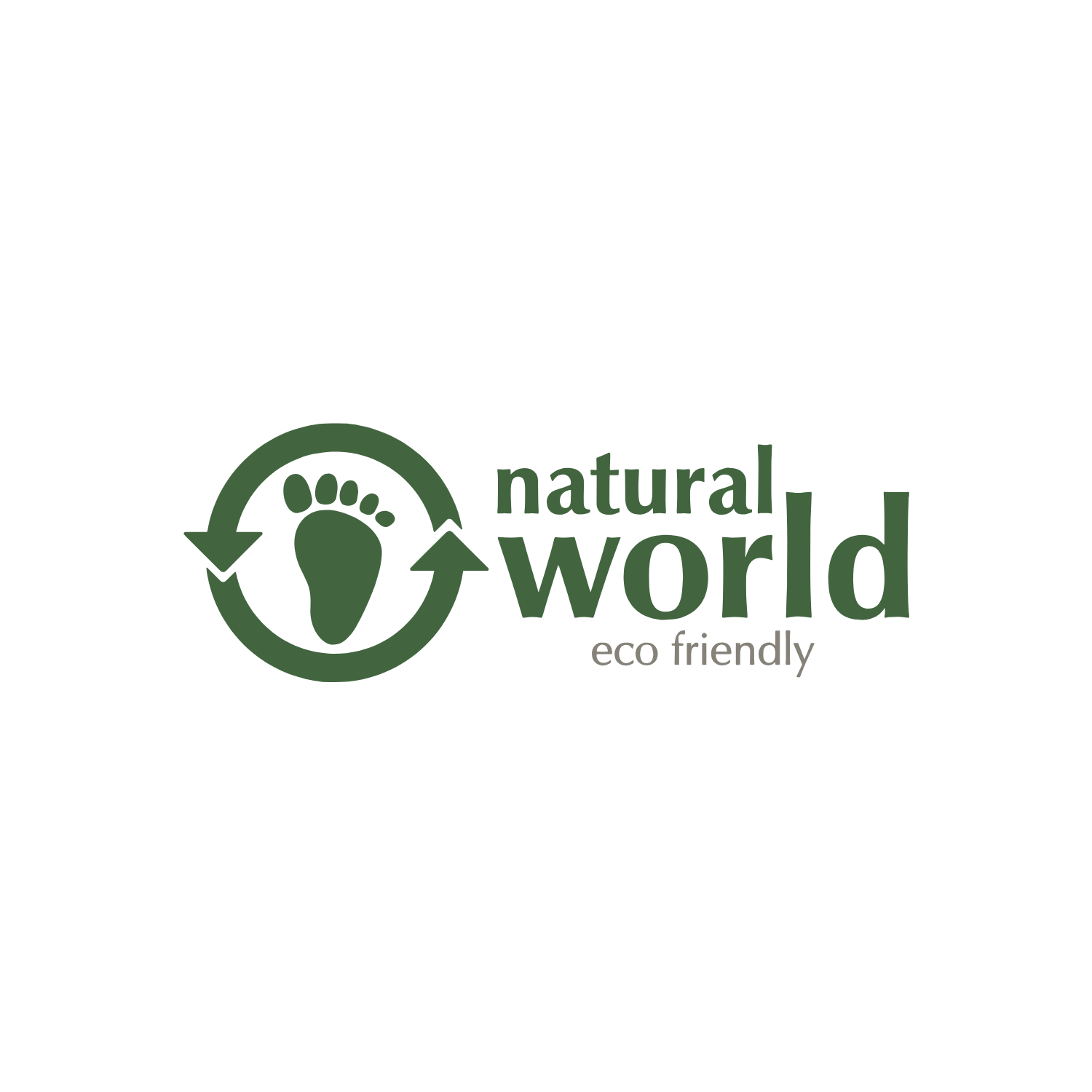 Official brand logo of Natural World sustainable footwear. View the B2B collection and eco-friendly styles via our agency Moda Vostra.